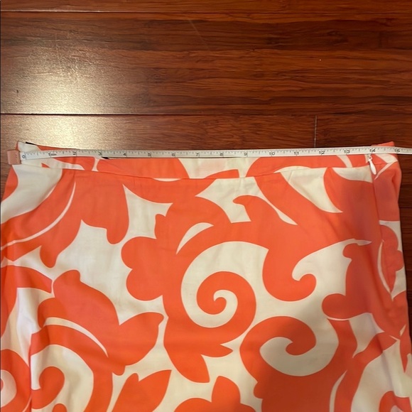 J. Crew Coral A-Line Knee-Length Skirt - Picture 6 of 7